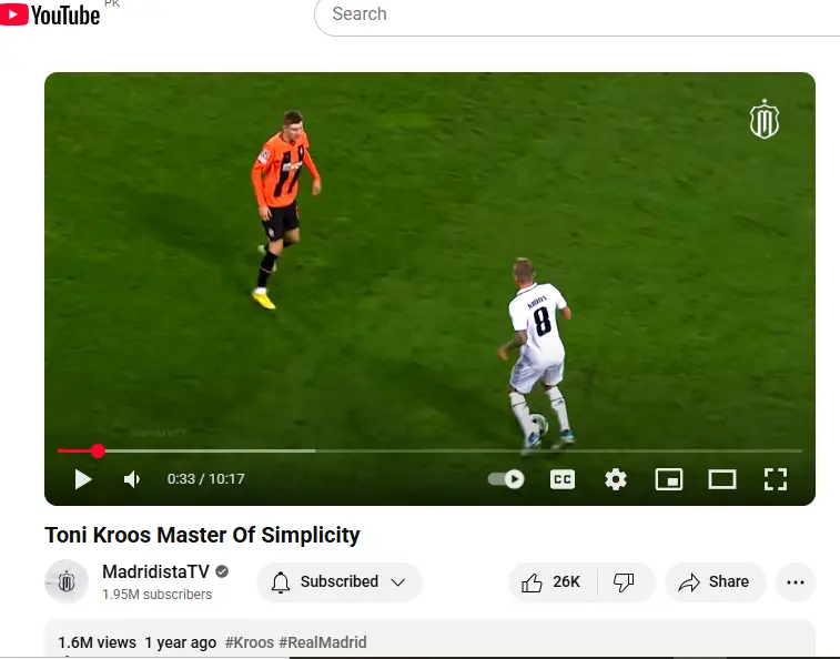 toni kroos simplicity 